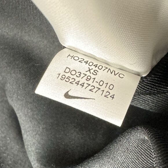 Nike Sportswear Womens Black Fossil Faux Fur Full Zip Jacket Size XS DO3791-010 - Picture 5 of 6